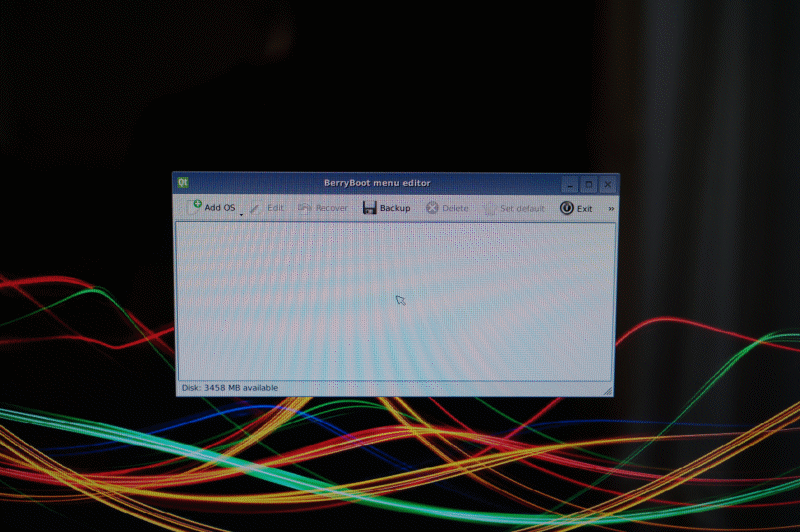 BerryBoot menu editor