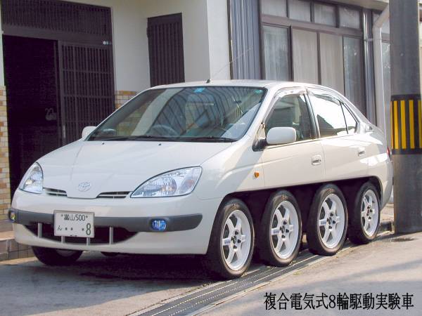 複合電気式８輪駆動実験車